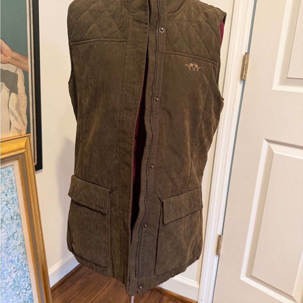 Brown Quilted Women's Vest